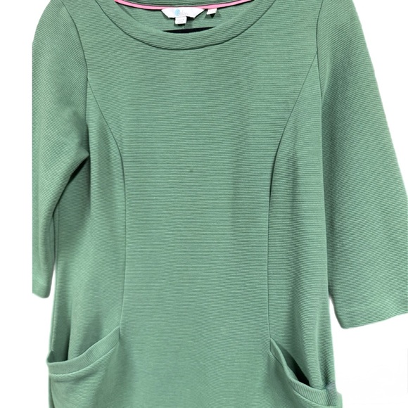 Boden Jasmine Ottoman Dress Kelly Green Size 8 - Picture 5 of 8